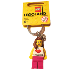 LEGO portachiavi Keychain Esclusivo Legoland ragazza 851330